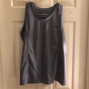 Under Armour gray heat gear racerback top